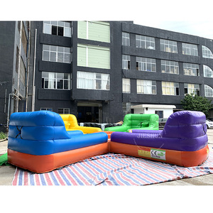 โรงงานที่กำหนดเองกีฬาเกมแบบโต้ตอบพองหิวบันจี้จัมวิ่งฮิปโปเพื่อขาย - Product Image 5