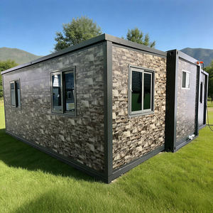 Casa Container Prefabbricata Moderna Espandibile in Acciaio Leggero da 40Ft 20Ft, 2-5 Camere da Letto, Villa Hotel Impermeabile Anti-Uragano - Product Image 2
