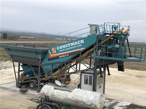 Planta de Concreto Móvil Portátil de 30 m³/h con PLC, Bomba de Engranajes, Motor y Dosificación para Obras de Construcción, Eléctrica, 2 Años de Garantía - Product Image 5