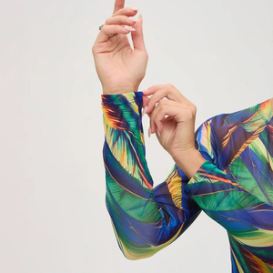 Custom Print Long Sleeve <b>Swimsuit</b> Women <b>Zip</b> <b>up</b> One Piece Bathing Suit Designer Swimwear Eco Friendly Beachwear - Product Image 4