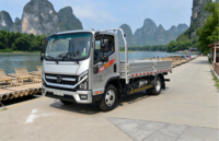 Nouveau camion de fret léger de 4 tonnes, diesel, 100% électrique, 4x2, cabine simple et demi, conduite à gauche, une rangée de 3 sièges