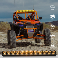 Nueva Barra de Luz LED de Alta Potencia de 650 W y 52 Pulgadas, Excepcionalmente Brillante, Zhenxin Light, Iluminación Automática Todoterreno para ATV y SUV
