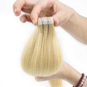 K.SWIGS Extensions de cheveux humains Remy 100% double épaisseur de qualité supérieure, à bandes adhésives, 12-30 pouces, toutes couleurs, sans couture, certifiées OEM - Product Image 6