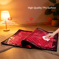 REDSKY 660nm 850nm Selimut Terapi Cahaya Merah Inframerah LED Berdenyut untuk Seluruh Tubuh & Wajah dengan Garansi 2 Tahun untuk Yoga Spa Gym