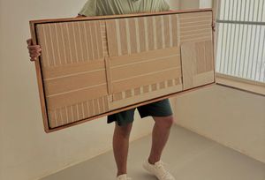 Moderno <span class=keywords><strong>Bali</strong></span> macramè intrecciato a mano decorazione geometrica da parete arte in cotone da appendere a parete per la decorazione della casa della stanza appartamento EH2502069 - Product Image 4