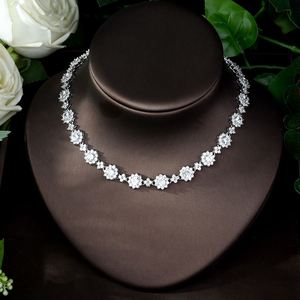 HIBRIDE New Luxury Women Jewelry Set AAA Cubic Zirconia Wedding Accessories Bride Necklace Jewelry Set Bijoux Dubai N-1089 - Product Image 4