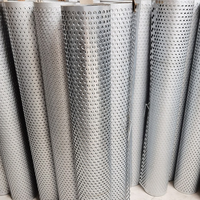 Panneau métallique perforé micro-pénétrant en aluminium pour isolation acoustique des murs et plafonds intérieurs