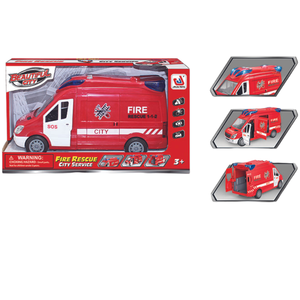 PANDAS 1:16 Voiture de police à inertie multifonctionnelle <span class=keywords><strong>Camion</strong></span> de pompier Ambulance Véhicule jouet Voiture électrique en plastique Jouet pour enfant - Product Image 5