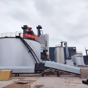 Large-Capacity Vertical Asphalt Storage Reservoir Heat Transfer Asphalt Tank Excellent Sealing Construction Machinery