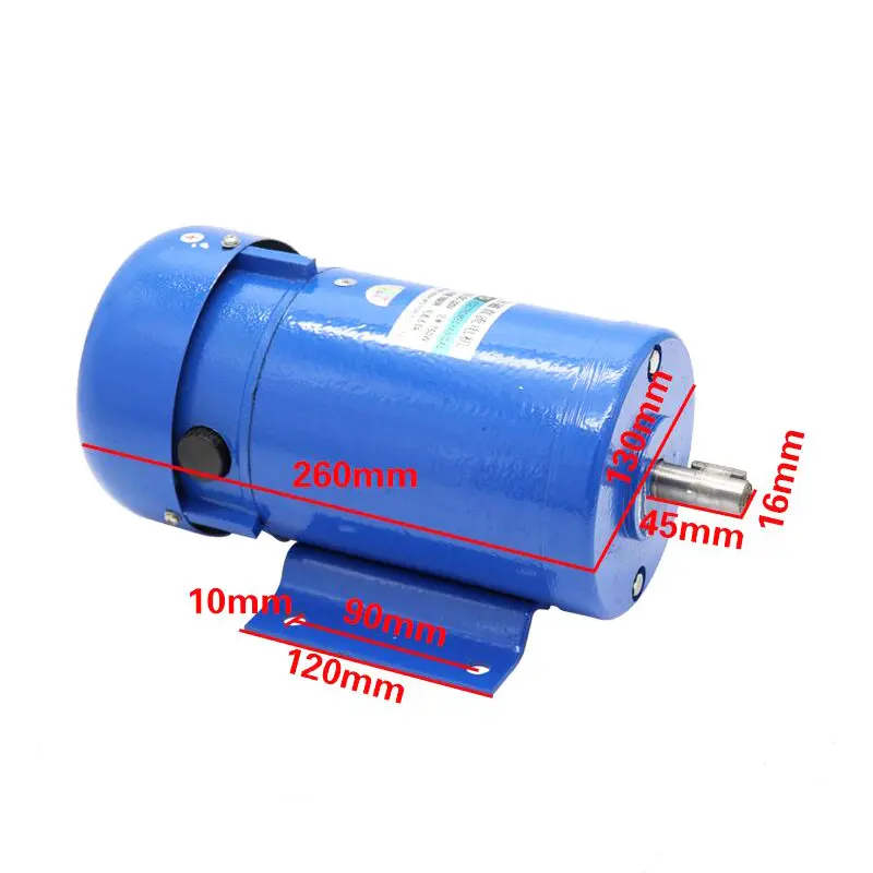 DC220V Permanent magnet motor 750W DC motor 1800 RPM High speed motor