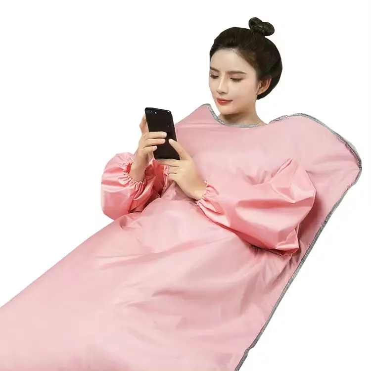 Professional Safety Home Sauna Blanket Arms Covered Infrared Detox Thermal Electric Sauna Heating Blanket