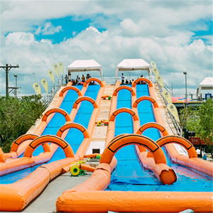 Qiqu Khổng Lồ Sân Sau Công Viên Thương Mại Người Lớn Kích Thước Trượt Nước <span class=keywords><strong>Inflatable</strong></span> Slide - Product Image 2