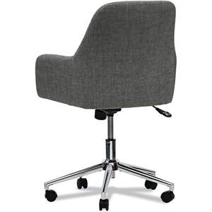 Silla de Trabajo Alera de Estilo Mid-Century para Espacio de Trabajo, Diseño Contemporáneo, Soporta hasta 275 Libras, Altura del Asiento de 18.9 a 22.24 Pulgadas, Respaldo Gris - Product Image 2