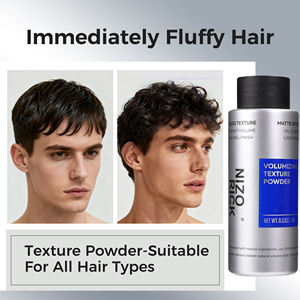 Polvos Texturizadores con Logotipo Personalizado, Polvo para Dar Volumen Instantáneo, Sin Sensación Grasosa, para Peinar el Cabello de Hombres - Product Image 4