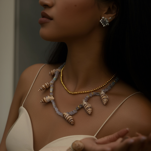 Collier de mode chic à perles - C-OL1126-112LAN - Product Image 3