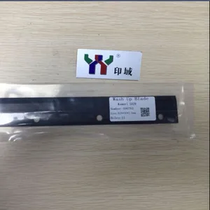 Hot Sale Ceres Black Rubber Komori SX29 Offset Printing Wash Up Blade,820*36*3.0mm 11 holes