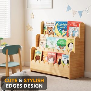 Étagère à livres pour enfants, présentoir à livres pour enfants, organisateur de livres pour enfants - Product Image 4