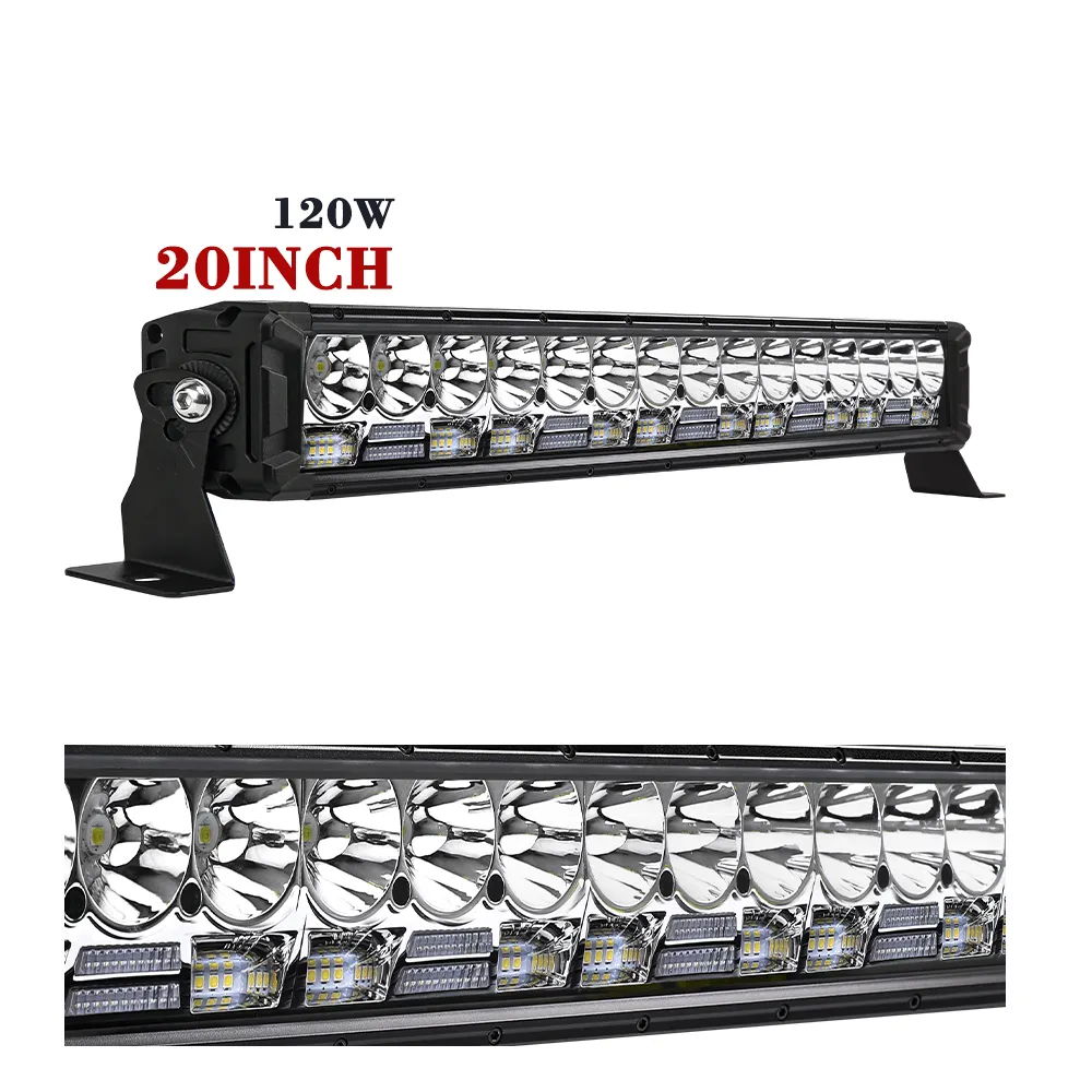 Hochleistungs-CE-Marine-einreihige LED-Licht-Offroad-Leiste, Tagfahrzeit Super helle zweireihige DRL 4X4-LED-Lichtleiste