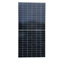 Système de panneaux solaires de type N certifié TUV, module PV bifacial PERC, double vitrage, 550 W de puissance maximale, silicium monocristallin, demi-cellule