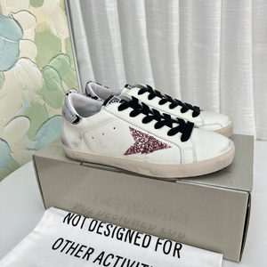 Nuevas Zapatillas Deportivas de Diseño 2026 con Suela Dorada Super Goose, Negras con Brillo, con Cordones, Tendencia de Moda, Clásicas de Primavera, Extra Elegantes - Product Image 1