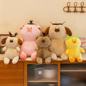 Muñecos de Peluche con Varios Peinados, Lindos Juguetes de Peluche de Animales, Regalos para el Hogar Aptos para Niños y Niñas - Product Image 2
