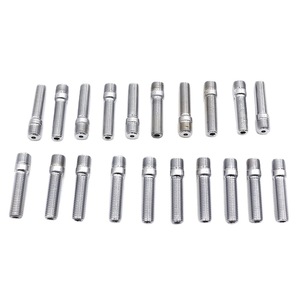 Getitall 50mm Reverse Threaded M12 <b>M14</b> <b>Bolts</b> Steel Silver For German Cars Retrofit Upgrade - Product Image 1