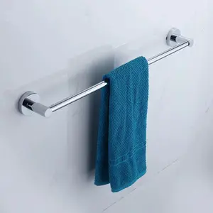 Hot Sale Hotel Bathroom Kitchen Wall Mount Stainless Steel Single Towel Bar