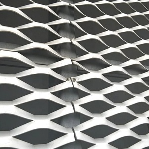 Revêtement mural en aluminium, <span class=keywords><strong>métal</strong></span> expansé galvanisé/acier inoxydable, forme diamant, <span class=keywords><strong>métal</strong></span> expansé surélevé pour passerelle - Product Image 3