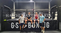 Vente flash : toile de ring de lutte 20 pieds x 20 pieds (7,8 m x 7,8 m) pour l'entraînement de boxe