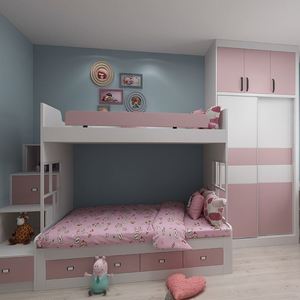 Armario Plegable de Lujo Ligero Estilo Francés en Morado de Ensueño, con Sensación de Alta Gama, para Dormitorio Principal de Chicas, Ideal para Apartamentos - Product Image 6