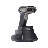 Escáner Inalámbrico BT Multifunción, Lector de Códigos QR Automático, Escáner de Códigos de Barras Plug and Play con Base
