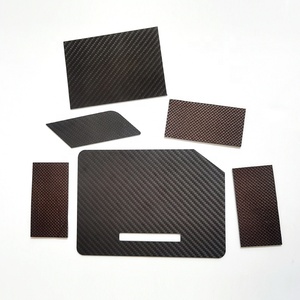 Kustom kuat fleksibel 1mm 2mm 3k kepar lembaran karbon polos pelat serat karbon dengan warna yang berbeda - Product Image 6