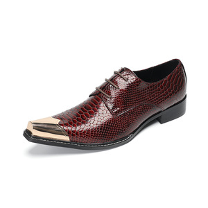 High-quality Versatile Business Formal Men's Leather <b>Shoes</b>, 2026 New Model, Genuine Leather with Embossed and Glossy Finish - Product Image 5