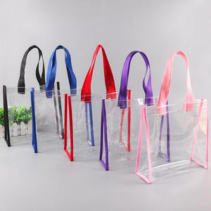 <span class=keywords><strong>Bolsas</strong></span> <span class=keywords><strong>de</strong></span> mano transparentes Bolsa <span class=keywords><strong>de</strong></span> plástico <span class=keywords><strong>de</strong></span> PVC con asas <span class=keywords><strong>Bolsas</strong></span> <span class=keywords><strong>de</strong></span> mano transparentes aprobadas por el estadio para el trabajo <span class=keywords><strong>Playa</strong></span> Almuerzo Conciertos deportivos - Product Image 1