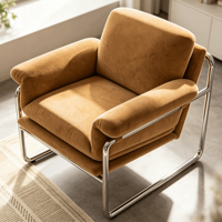Fauteuil de détente de luxe pour salon et chambre à coucher, design moderne, canapé confortable pour la maison, le bureau ou l'hôtel