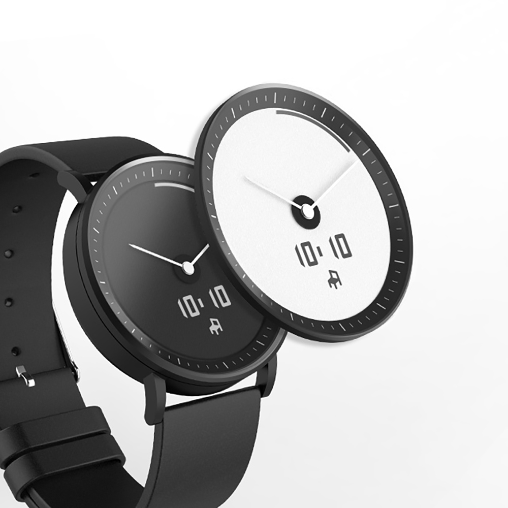 'S Werelds Eerste Quartz Hybrid Eink Smart Horloge Met 30 Dagen Lange Standby-tijd