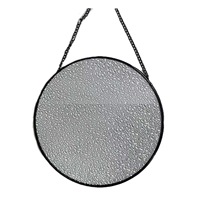 Colgante de cristal Circular de colores personalizado, arte de pared, decoración colgante para ventana del hogar, una pieza personalizada