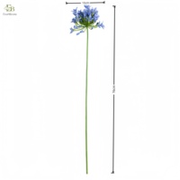 Centre de table artificiel en agapanthus africain, fleurs en soie faites à la main – Réalistes, pour mariage, fête des Mères, décoration intérieure, durables et longue durée