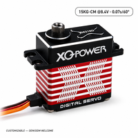 Servomoteur numérique sans noyau Crawler 15kg haute vitesse étanche boîtier aluminium 8.4V pour voitures RC SCX24 et moteurs de pièces d'avion RC 1/24