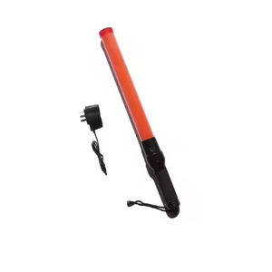 54 cm充電式トラフィックバトングロースティックライトロッドLEDバトンフラッシュ警告バトン - Product Image 1