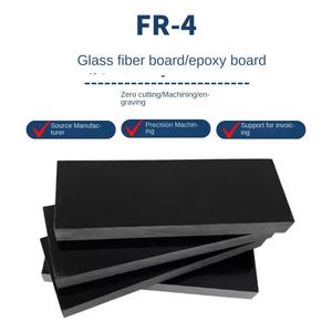 Plaques en plastique FR-4 antistatiques en fibre de verre noire, ignifuges, résistantes aux hautes températures, en résine époxy, usinage CNC de précision - Product Image 2