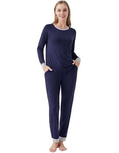 Liquidación de Stock: Conjunto de Pijama Floral de 2 Piezas para Mujer, Ropa de Dormir Suave de Algodón, Disponible al por Mayor, Ropa Casual de Primavera - Product Image 5