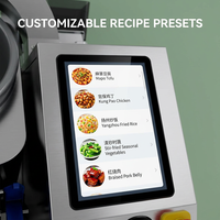 Robot de cuisson automatique de riz frit en acier inoxydable, économie d'énergie, fonctions d'auto-nettoyage, équipement commercial intelligent