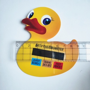 Termômetro Digital de Cristal Líquido em Forma de Cartão, Termômetro para Banho de Bebê, Termômetro de Chuveiro em Forma de Pato para Crianças - Product Image 4