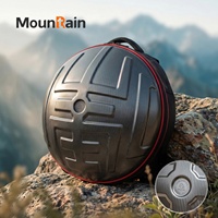 Mountain Rain Handpan Hard Bags Round Sound Healing Drum Meditative Yoga Tool for Alignment Crafted Other