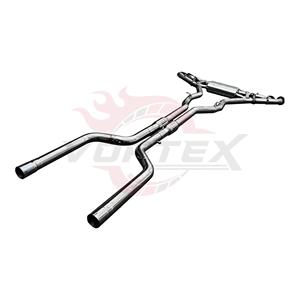 ชุดท่อไอเสียแบบ Catback สแตนเลสขัดเงา Vortex Mirror พร้อมวาล์วและปลายท่อแบบ Quad สำหรับ BMW X5M F95 X6M F96 4.4T ปี 2019-2024 รุ่น Racing Mod - Product Image 3