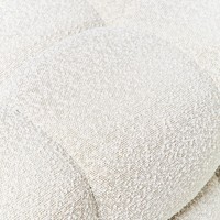 Banc rembourré en chenille minimaliste moderne, ottoman épais et rembourré, utilisation multi-scènes pour salon, chambre et hôtel