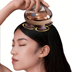 Masseur de tête relaxant, machine de massage automatique de la tête, petite brosse de massage pour la tête, équipement en silicone - Product Image 1