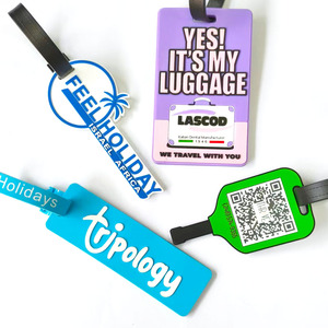 Etiquetas de Fábrica al por Mayor 2025, Etiquetas de Equipaje de Viaje de Plástico PVC Duro con Impresión Personalizada de Alta Calidad - Product Image 6