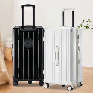 <b>Suitcase</b> Trolley Case 24 28 32 Inch With Spinner Wheels Combination <b>Lock</b> Lightweight Travel Bag For Women Men Students Unisex - Product Image 3